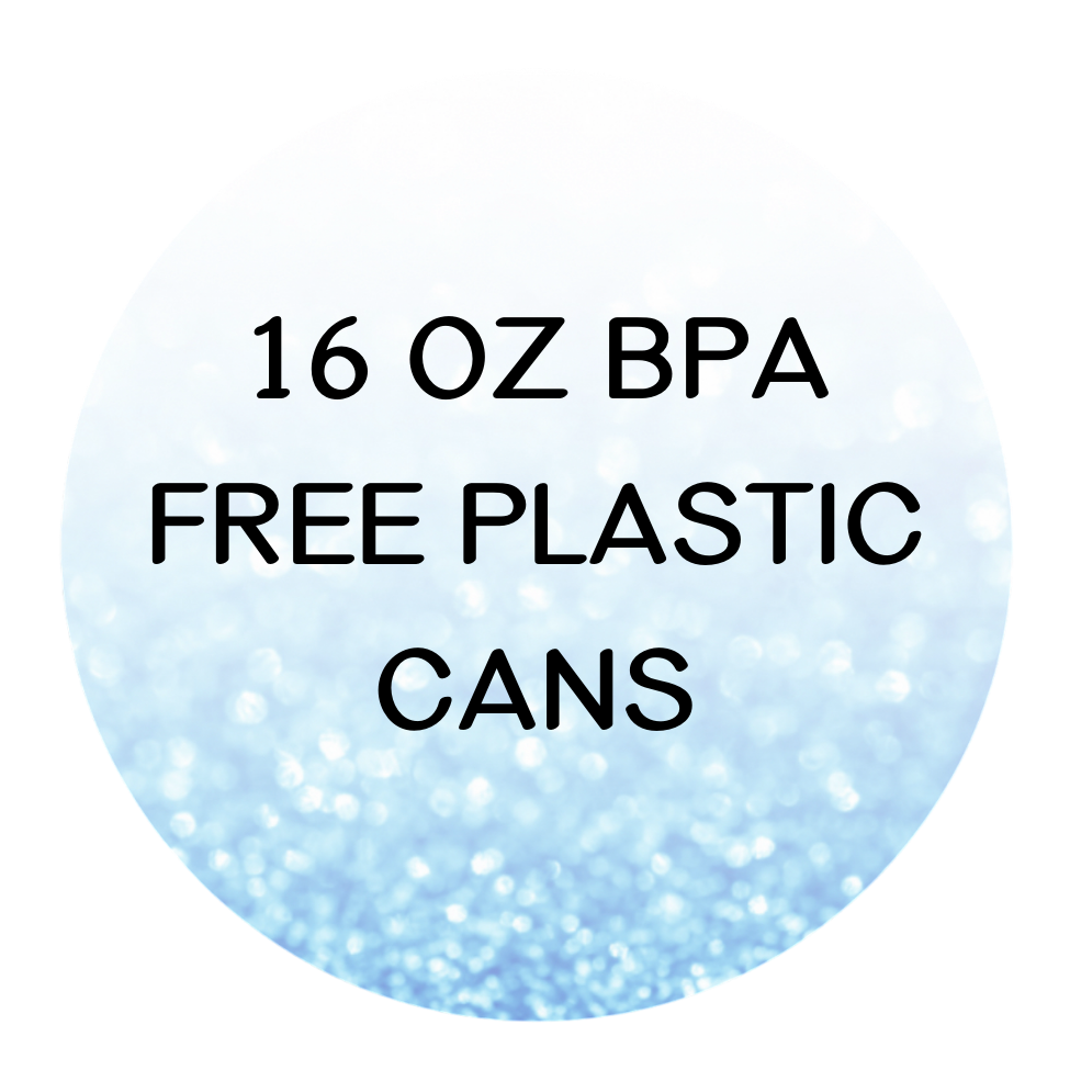 16 oz BPA free plastic cans