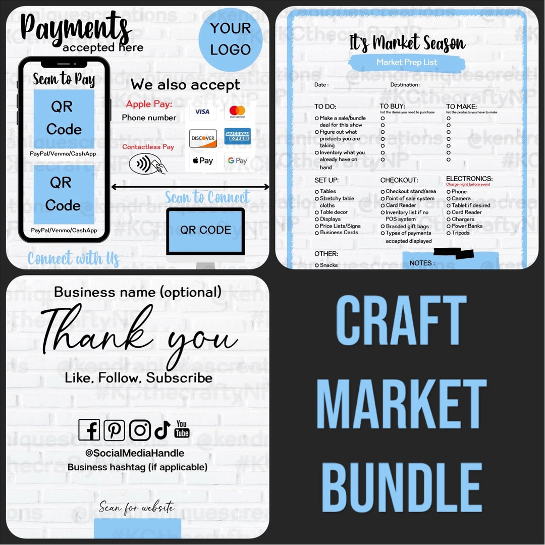 Craft Market Branding Bundle