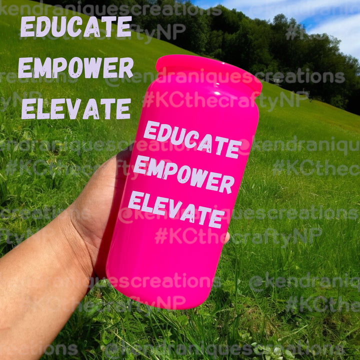 UVDTF Decal-Educate, Empower, Elevate (Stamped)(UV29)