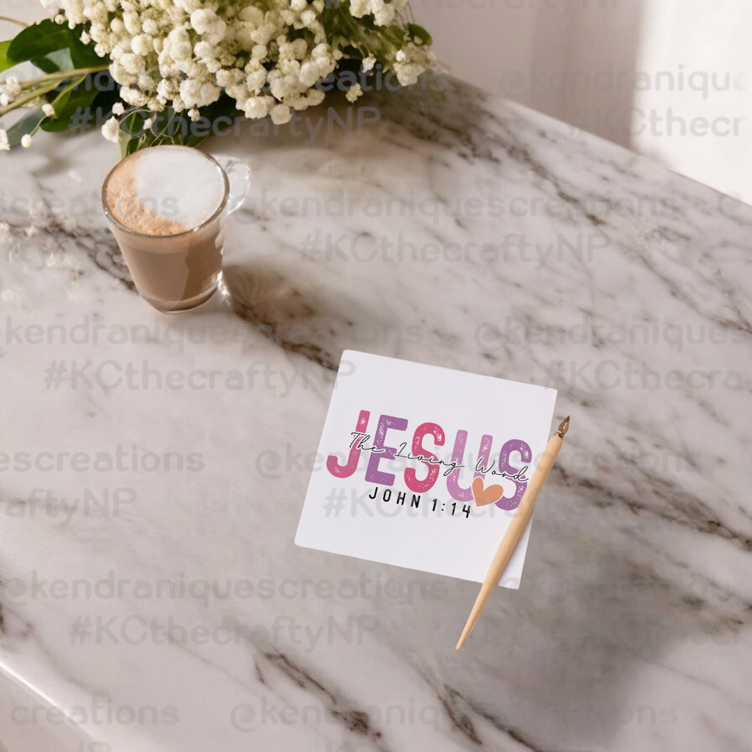 UVDTF Decal-Jesus, the living word