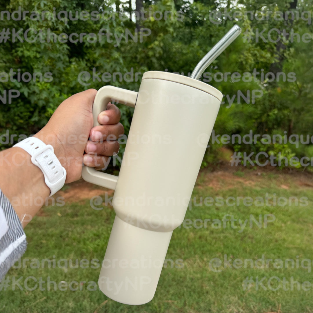 10mm clear, curved glass straw for popular branded tumblers