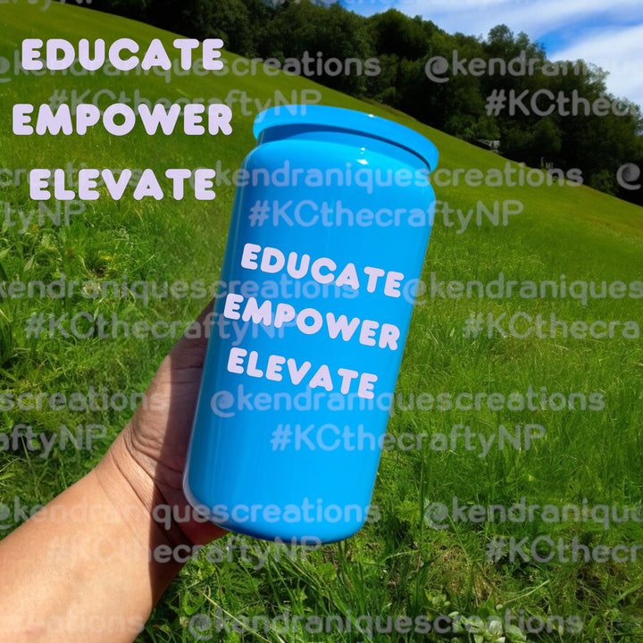 UVDTF Decal-Educate, Empower, Elevate (Bubble)(UV28)