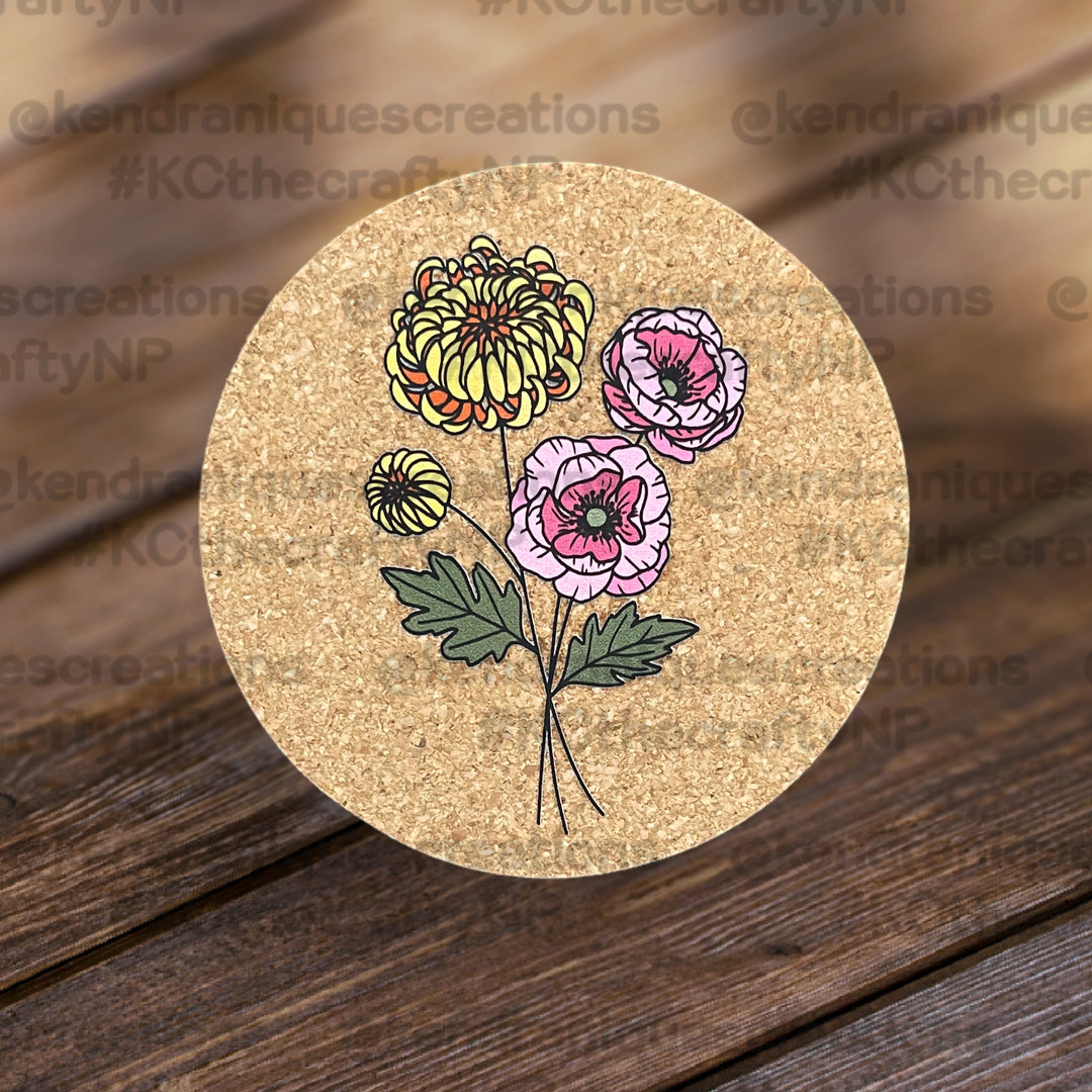 Floral Coasters