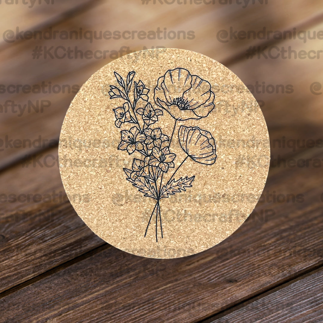 Floral Coasters