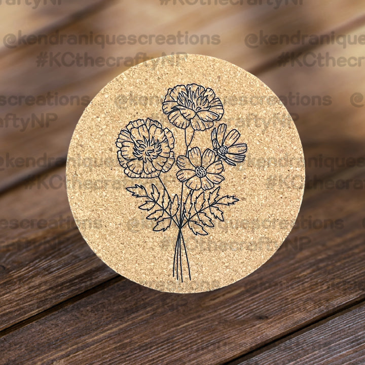 Floral Coasters