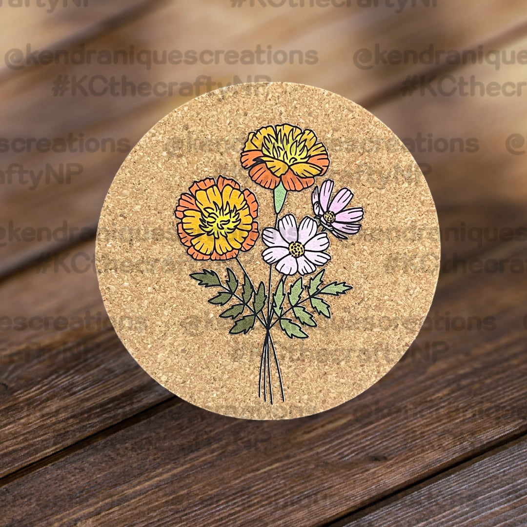 Floral Coasters