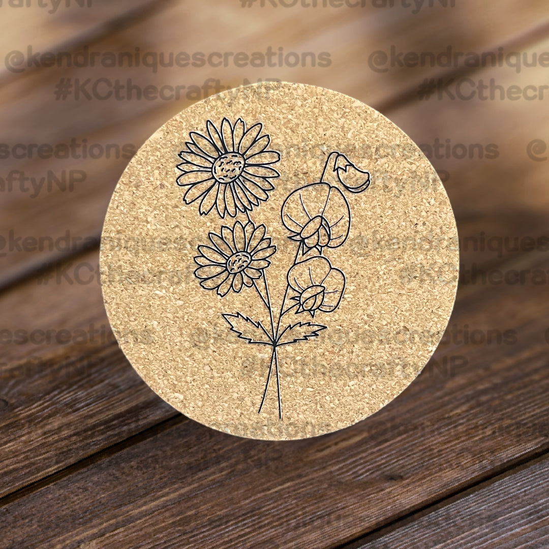 Floral Coasters