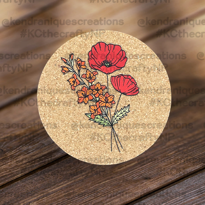 Floral Coasters